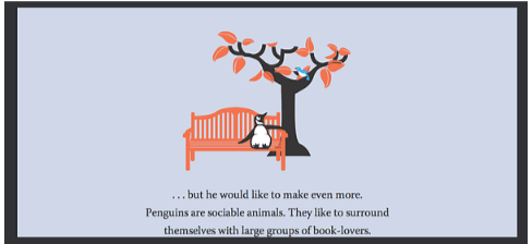 Pingouin animal sociable